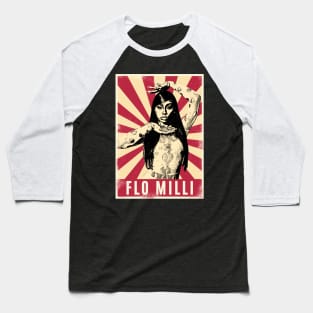 Retro Vintage Flo Milli Dance Baseball T-Shirt